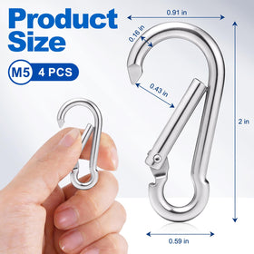 HPGOED outdoor utility clip suitable for backpacks, bottles, and gear