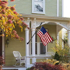 HPGOED porch or yard installation for versatile outdoor flag display.