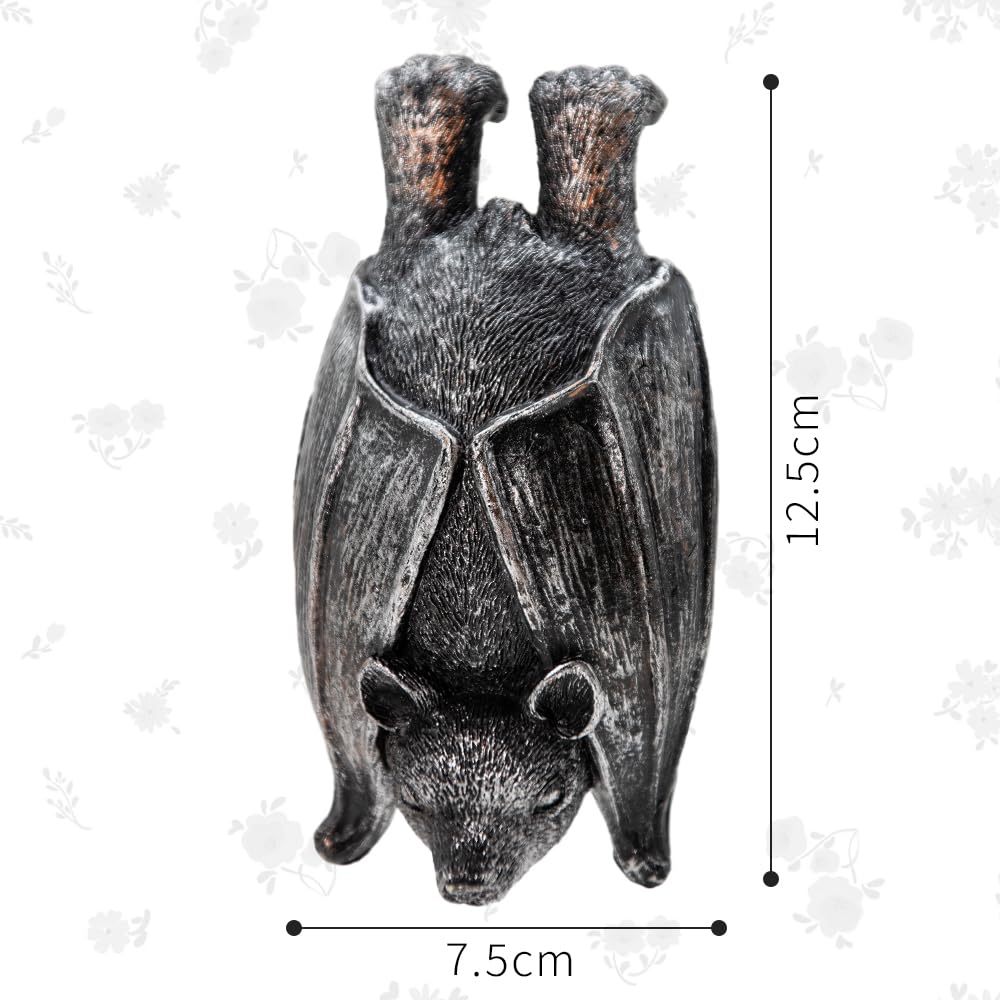 HPMAISON outdoor bat decor in antique bronze finish withstands weather.