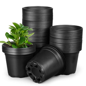 HQAUT nursery pot 4-inch top opening for easy seedling transplanting.