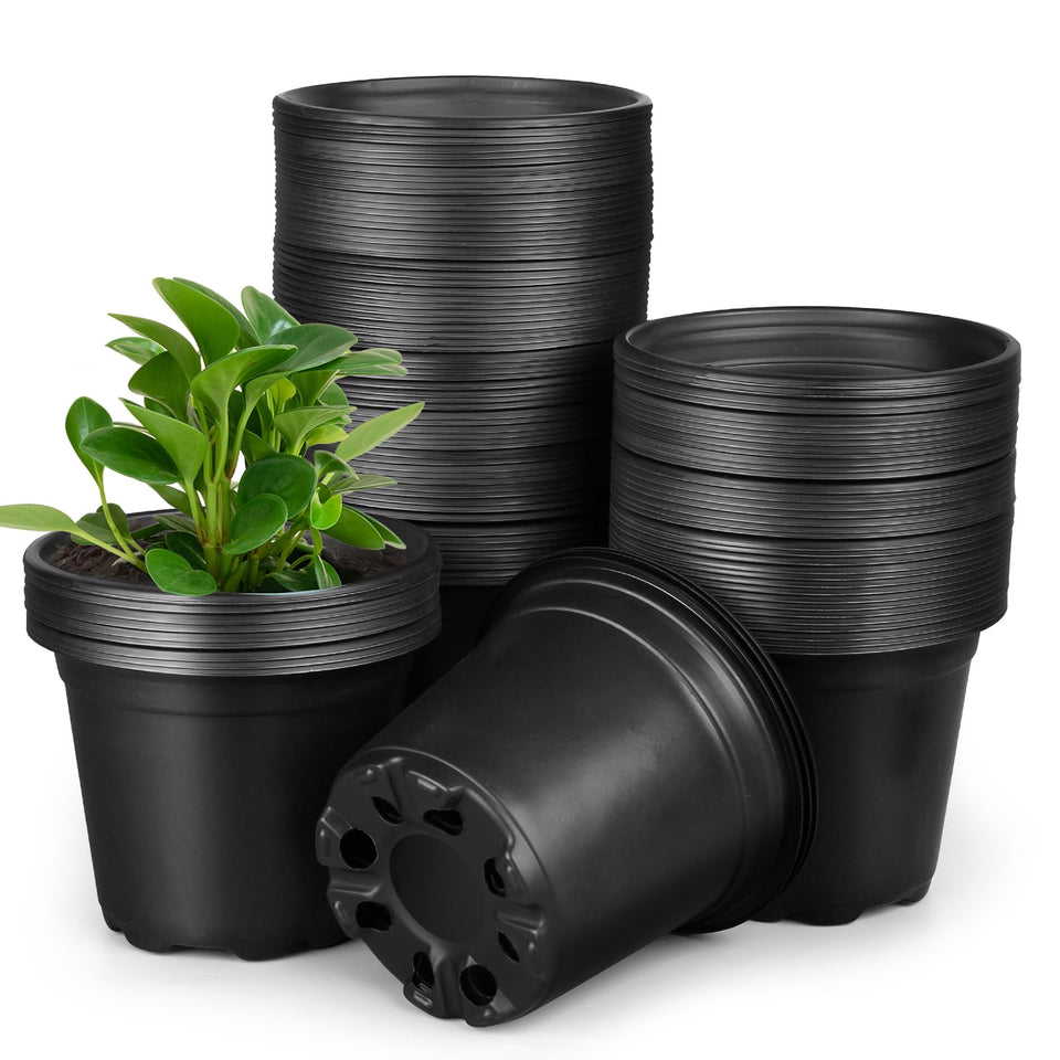 HQAUT nursery pot 4-inch top opening for easy seedling transplanting.