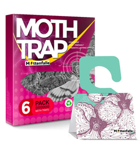 HQBLC Mottenfalle traps placed in a closet protecting wool garments safely