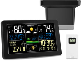 HQcontL Digital Rain Gauge outdoor sensor captures rainfall data for watering decisions