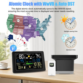 HQcontL Moon phase display helps plan outdoor activities