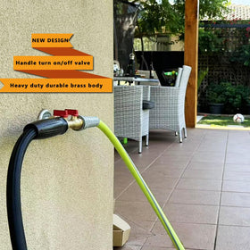 HQMPC heavy-duty brass body resisting rust, perfect for car washing.