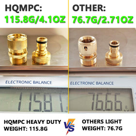 HQMPC brass female connector quick connect for leak-free hose fittings.