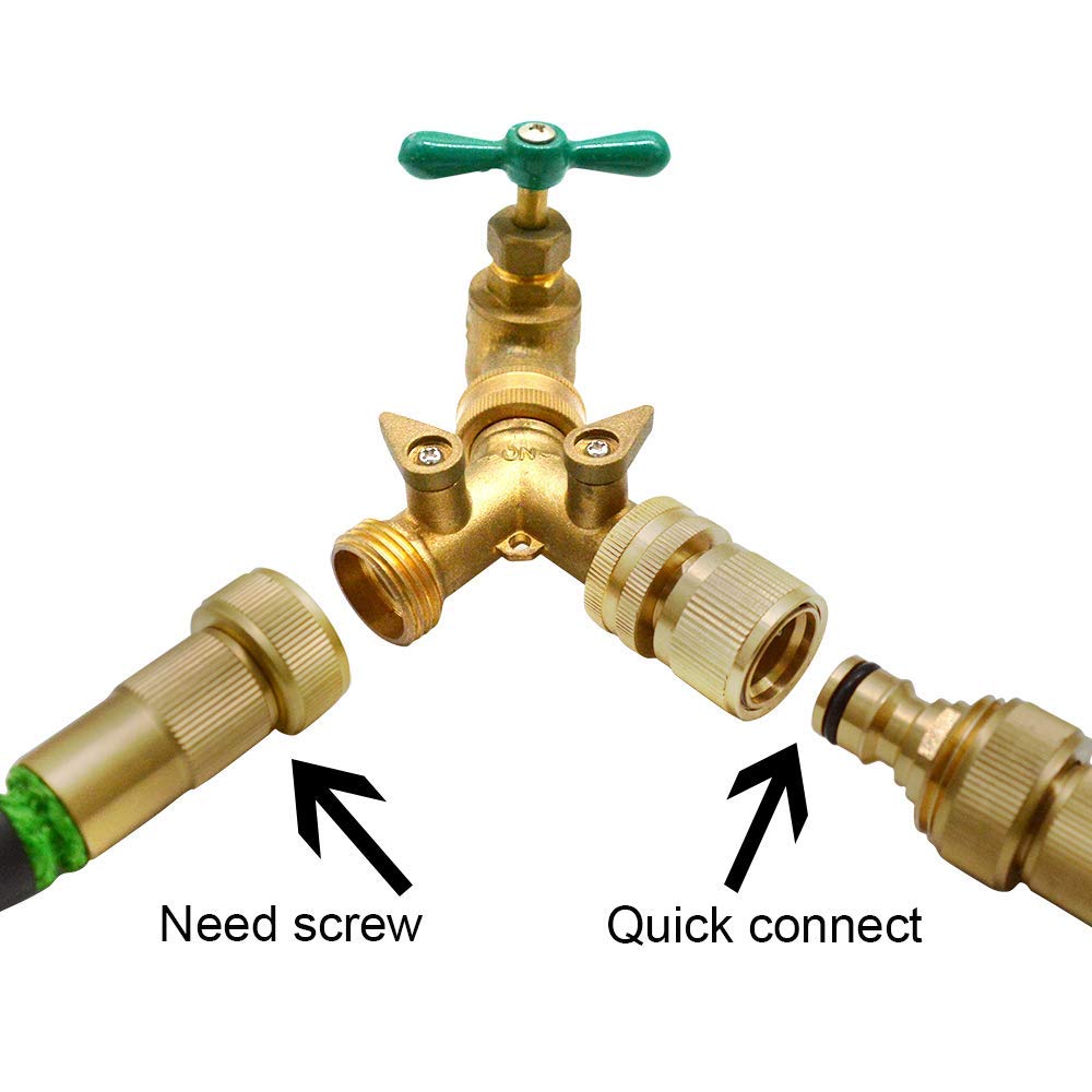 HQMPC brass quick-connect kit with 3-year warranty for confidence.