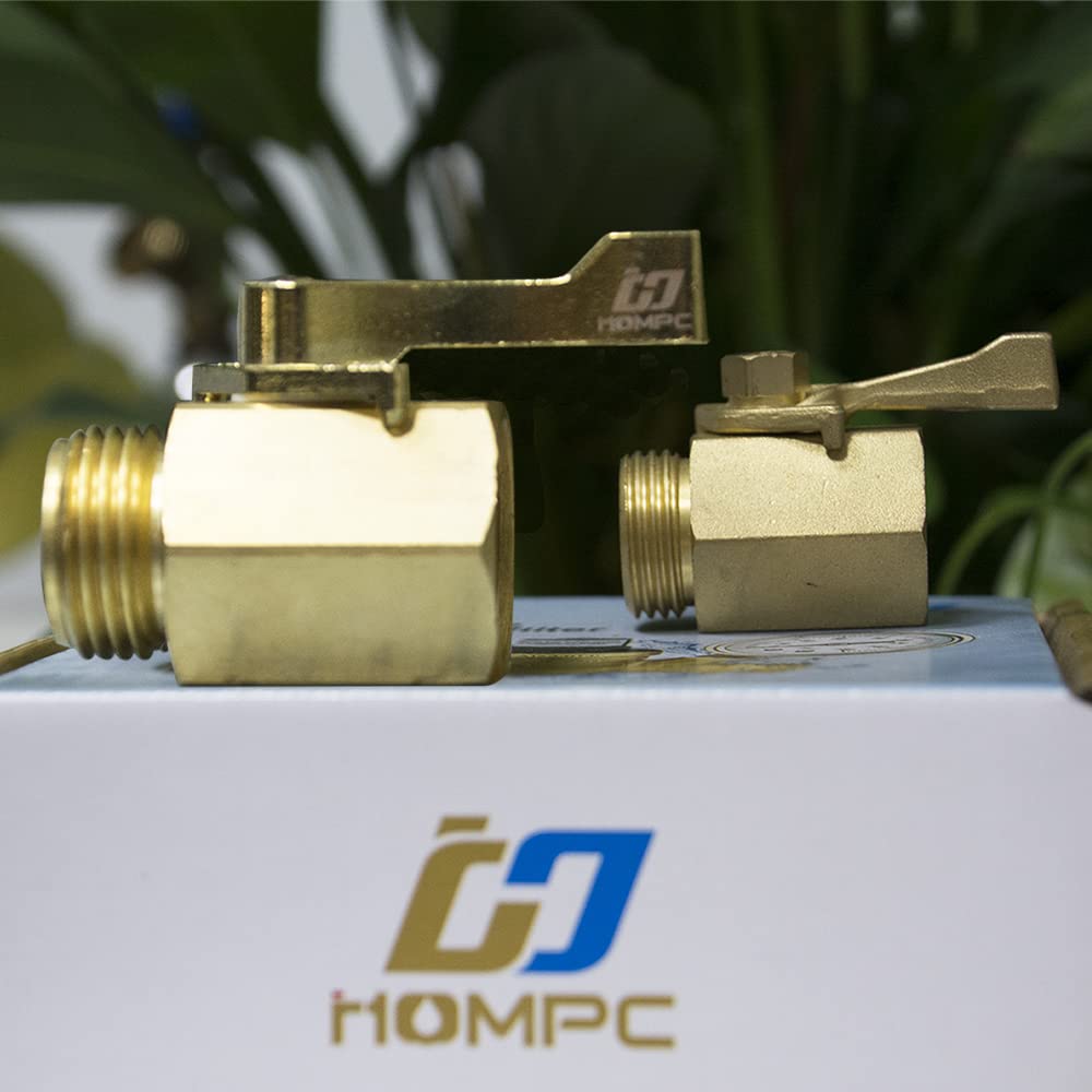HQMPC brass garden hose valve with 3/4-inch GHT threading