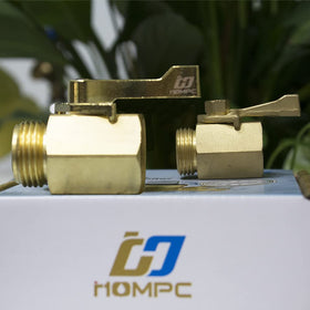 HQMPC brass garden hose valve with 3/4-inch GHT threading
