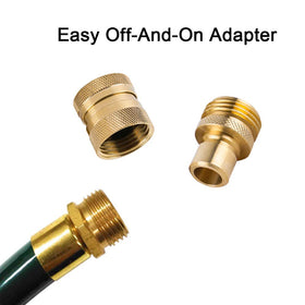 HQMPC brass male nipple enables fast nozzle swaps and sprinkler changes.
