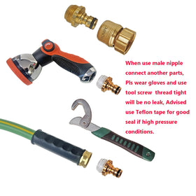 HQMPC quick-connect washers provide tight seals and reduced leaks.
