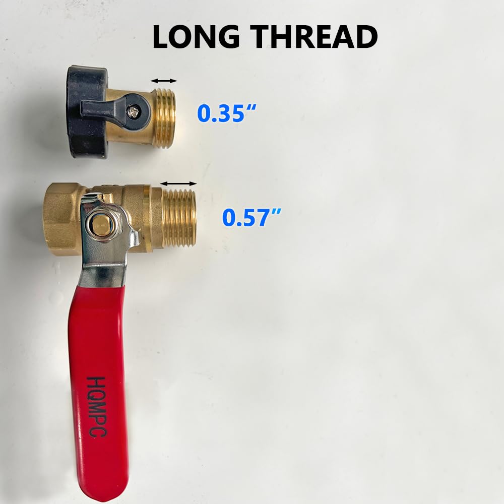 HQMPC full-port brass valve emphasizes maximum water flow