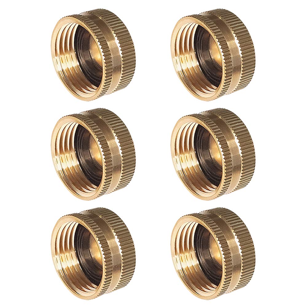 HQMPC garden hose cap brass connector for durable leak-free fittings.