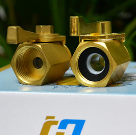 HQMPC brass high-flow ball valve enables smooth shut-off and flow