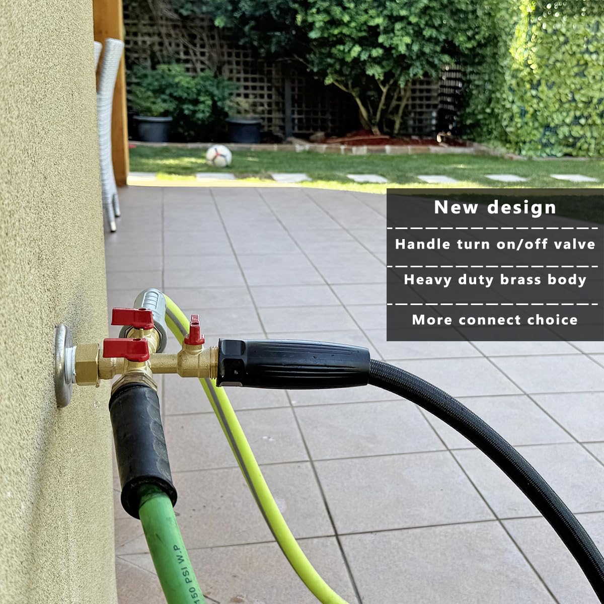 HQMPC hose splitter easy tool-free installation
