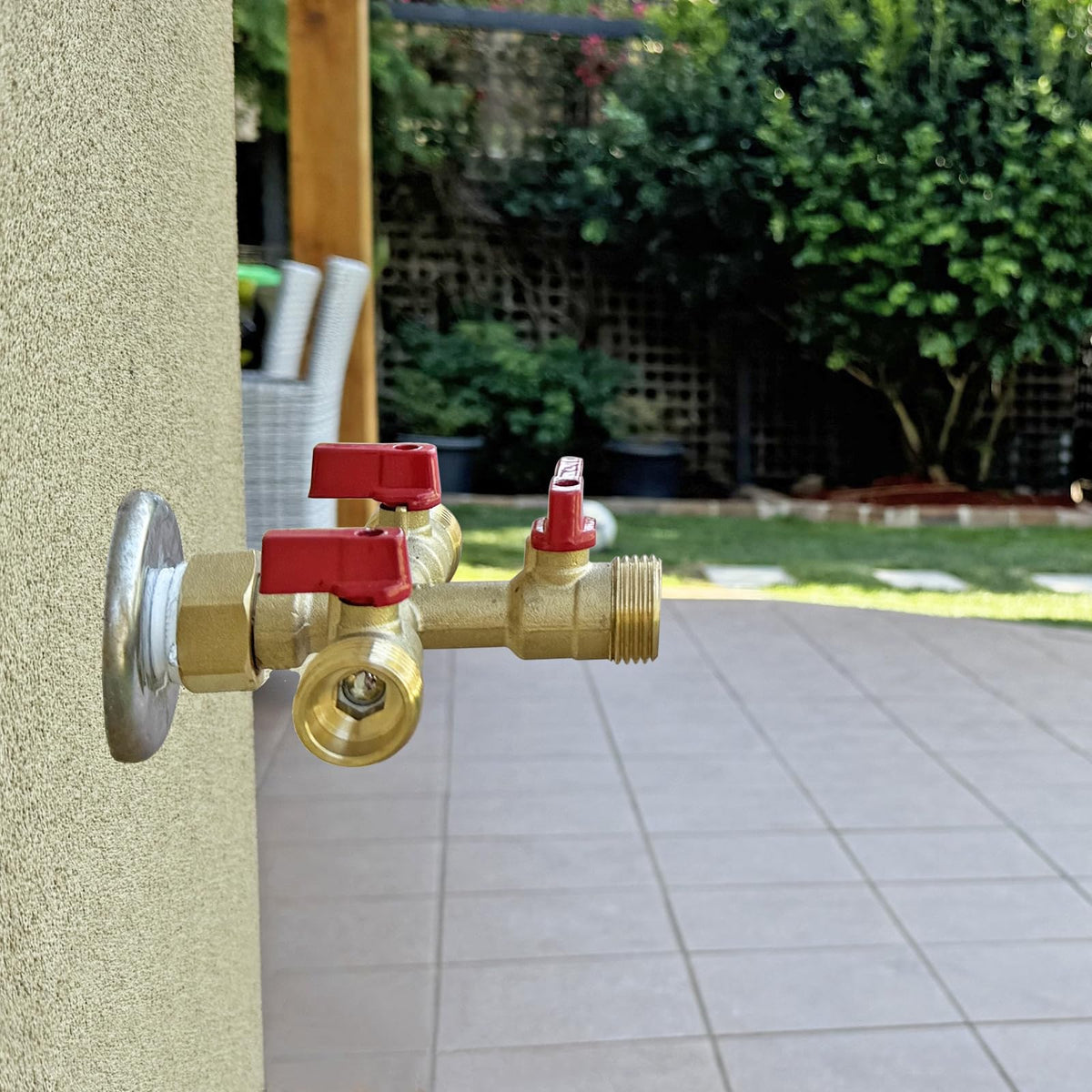 HQMPC hose splitter red handle design for easy operation