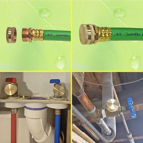 HQMPC brass hose cap washer ensures reliable seal during use.