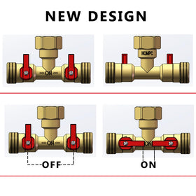 HQMPC leak-proof seal with rubber washers, ideal for high-pressure use.