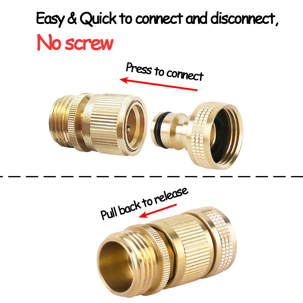 HQMPC quick connect kit includes washers for secure, leak-free seals.