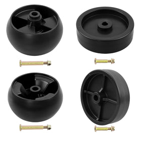 HQPASFY 4-pack deck wheels kit for easy mower maintenance and smoother cuts.