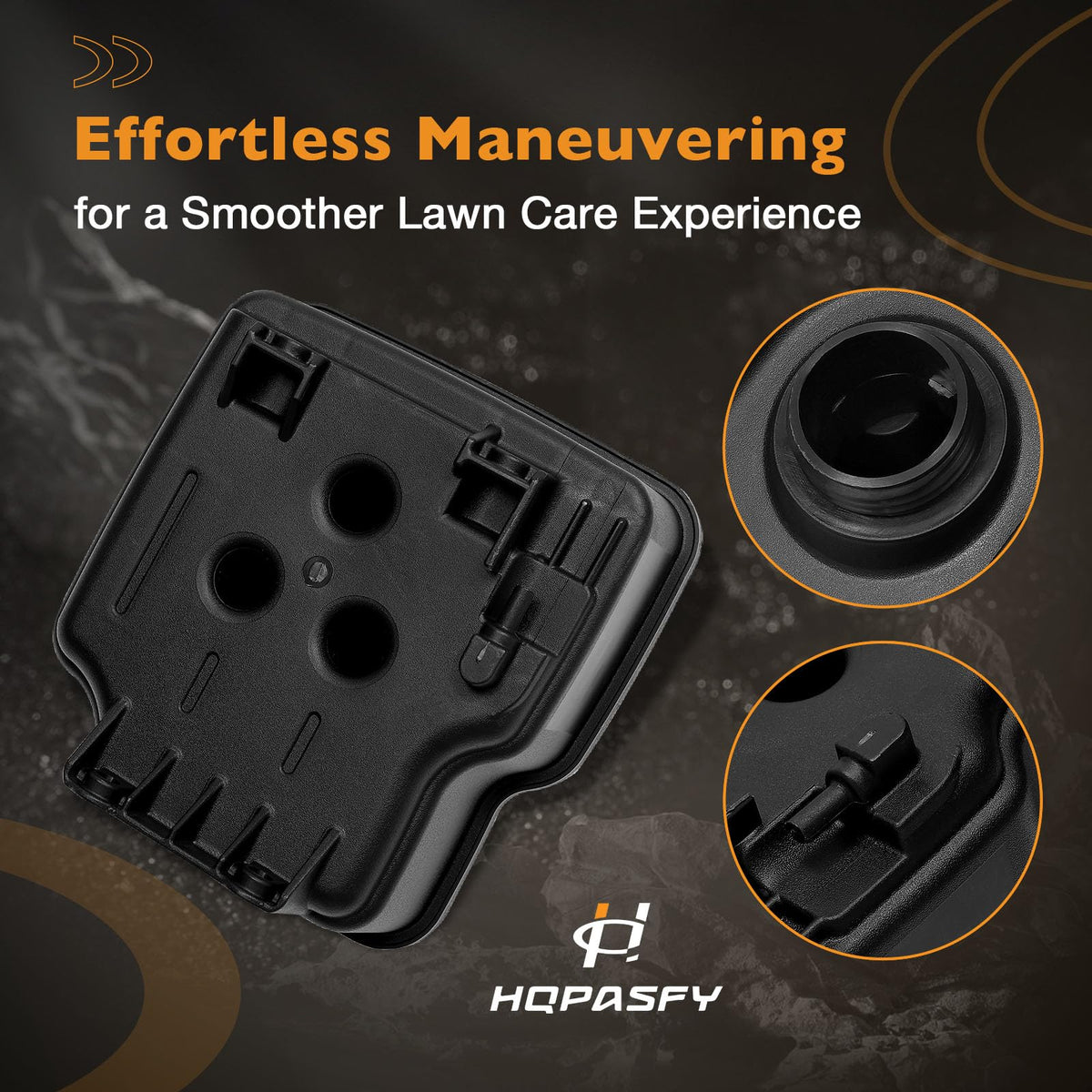 HQPASFY external tank with cap on storage-ready exterior