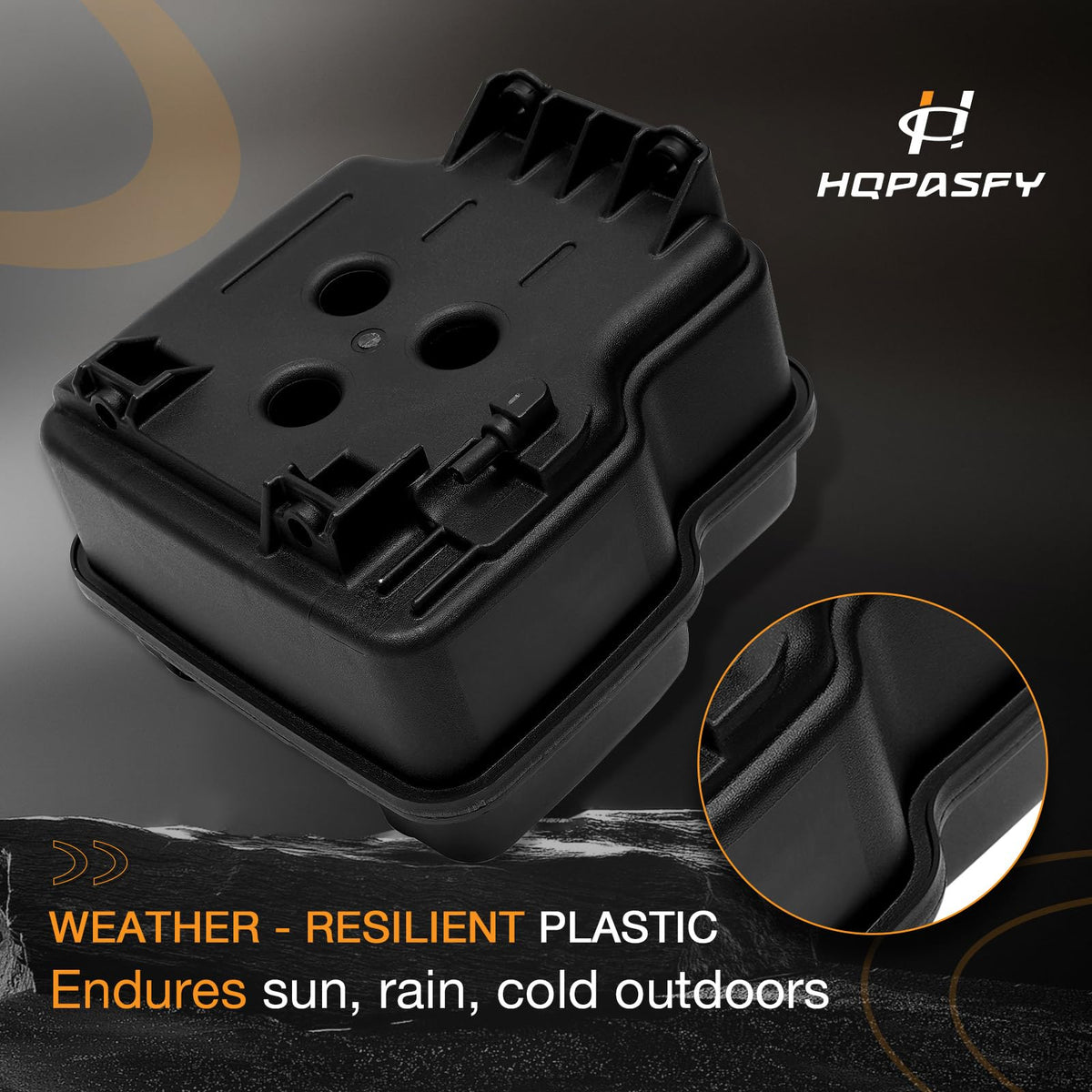 HQPASFY 3-quart tank interior view emphasizes durability and fit