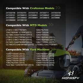 HQPASFY steering gear kit components ready for dependable mower handling.