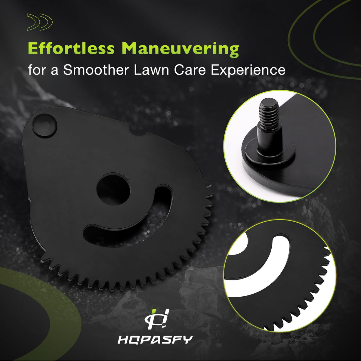 HQPASFY warranty card indicating confidence in durable parts.