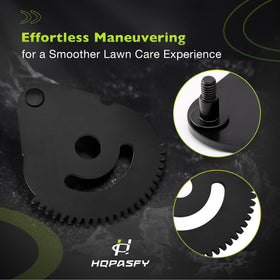 HQPASFY warranty card indicating confidence in durable parts.