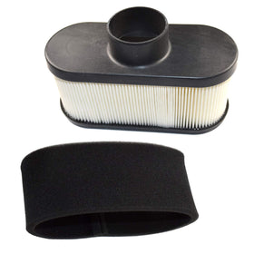 HQRP air filter for John Deere X500 guards against debris in dusty conditions.