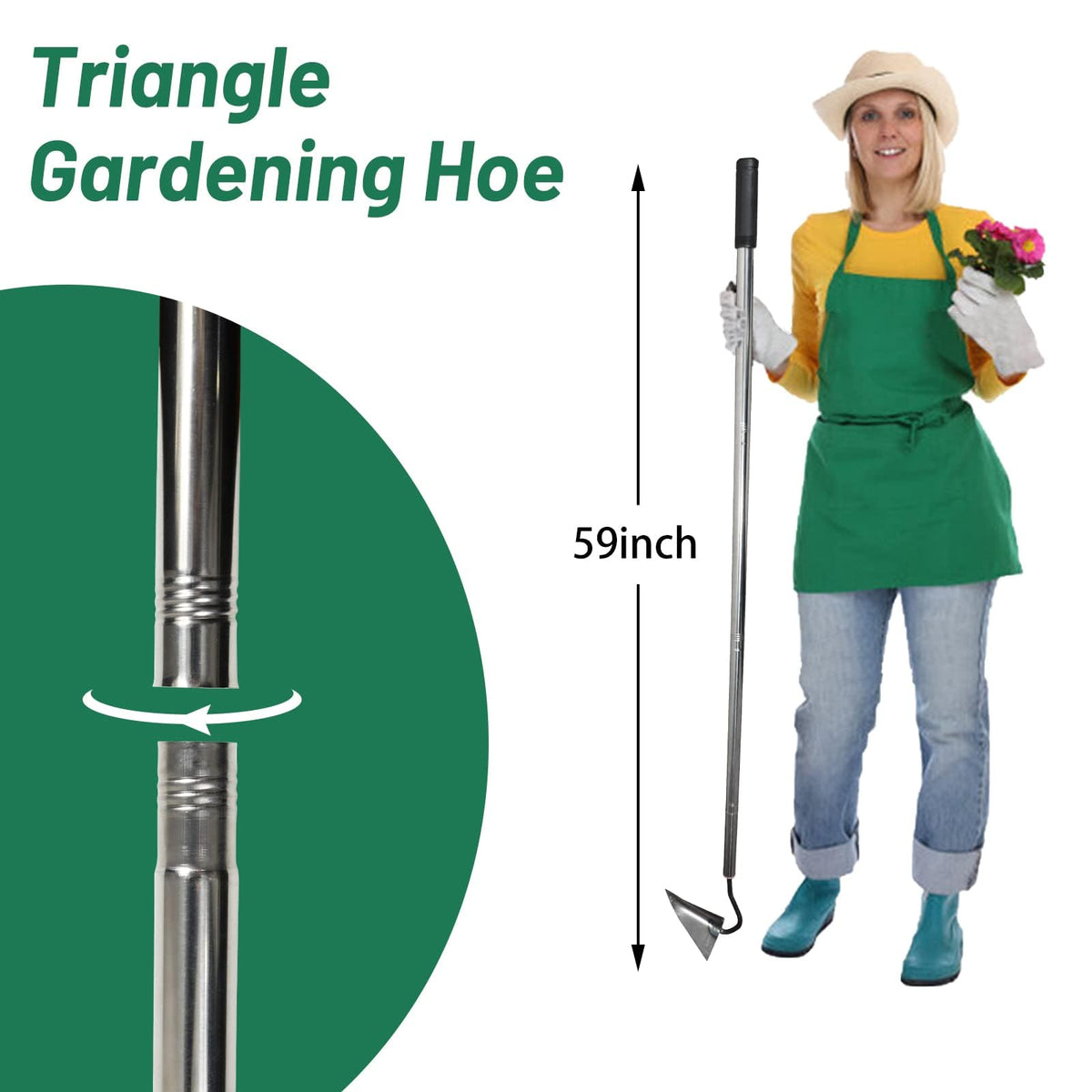 HRADHOL welded 6-inch head withstands tough roots for deep digging