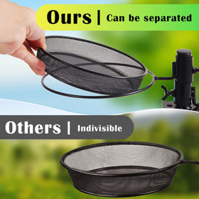 HRAYLTOP deck feeder with two water bowls keeps birds hydrated during visits.