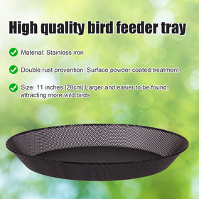 HRAYLTOP outdoor decor bird feeder adds visual appeal and wildlife interest.