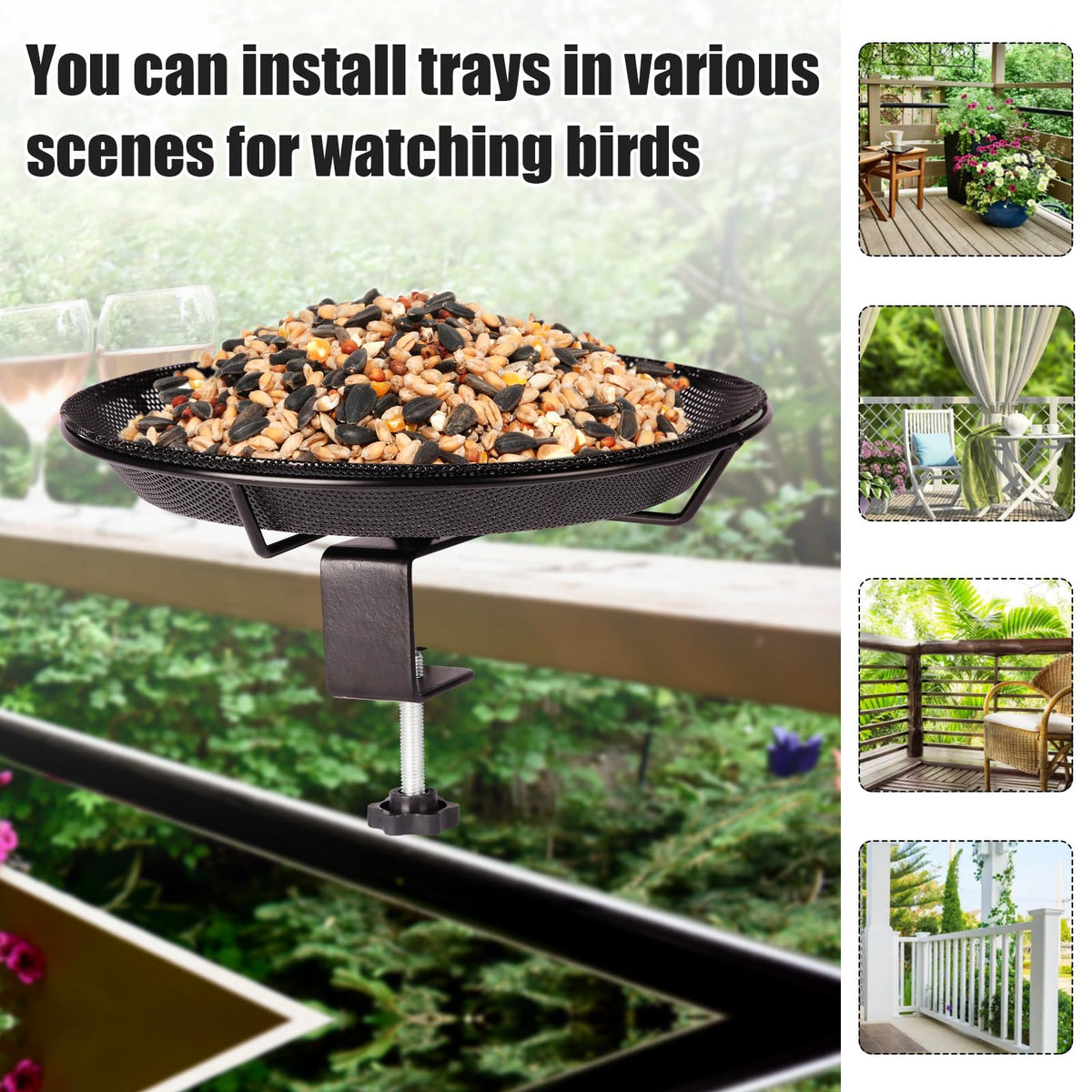 HRAYLTOP removable stainless steel bowl is easy to clean after visits.