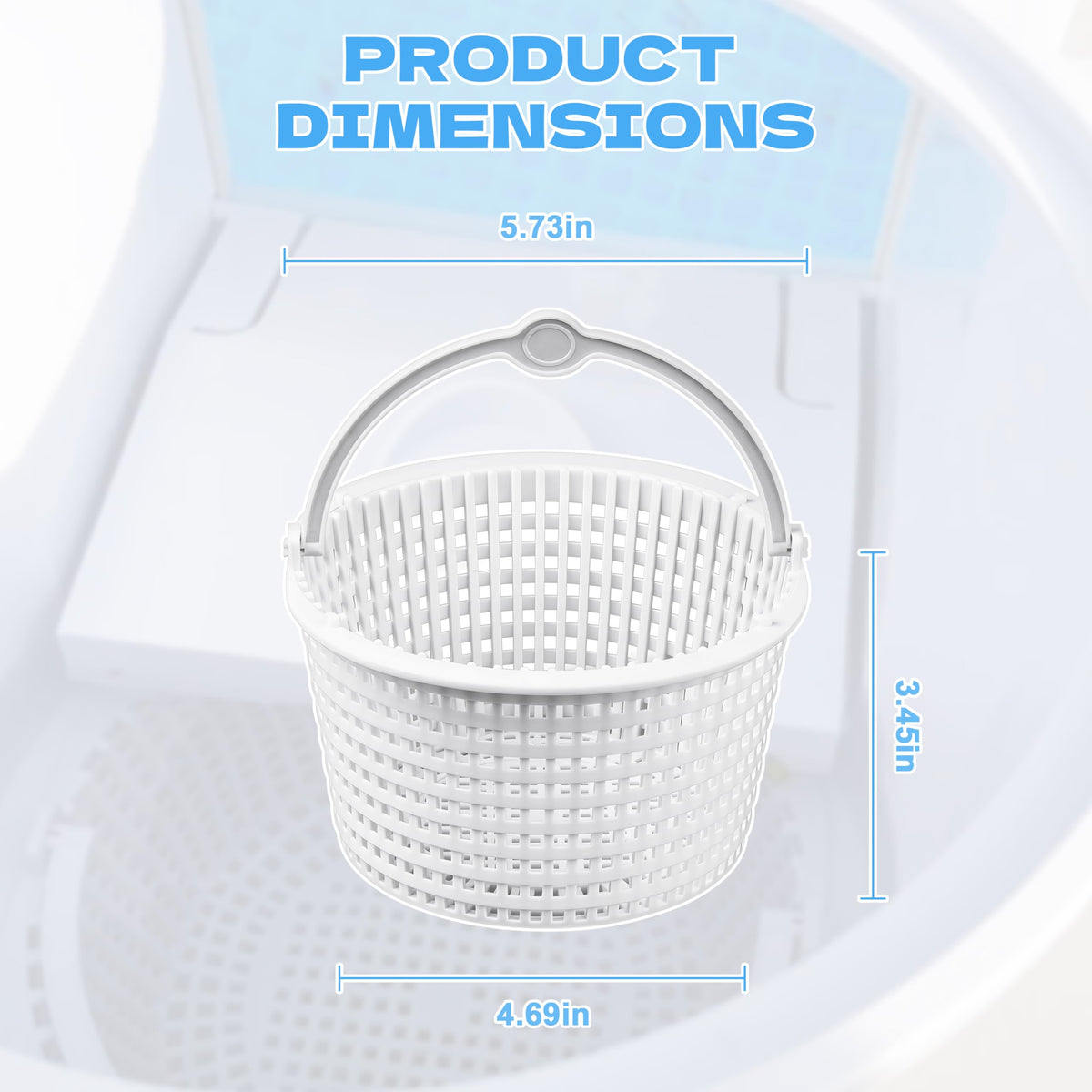HRBBFHND SPX1091C basket with integrated handle for easy debris removal