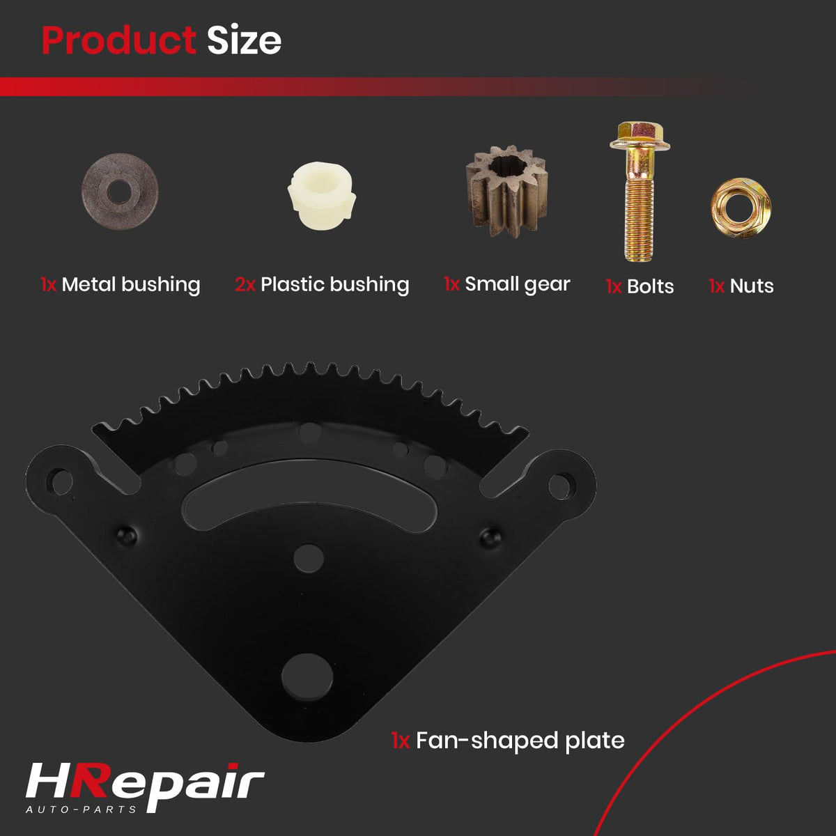 HRepair compatibility graphic showing fitment for John Deere LA100-LA165
