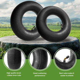 Hromra butyl rubber inner tube showing elasticity and shock absorption.