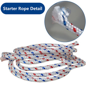 HRuiRed pull rope suitable for chainsaws and trimmers