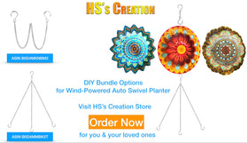 HS's Creation indoor/outdoor hanging hook ideal for planters and baskets.