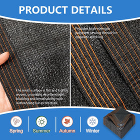 HSHADETTARP abrasion-resistant shade net stands up to outdoor wear and tear.