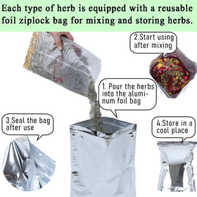 HSJZYDSM premixed dried herbs for coop scent and calmer hens.