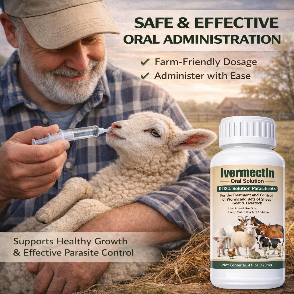 HSL Ivermectin liquid applied to goats signals targeted livestock care