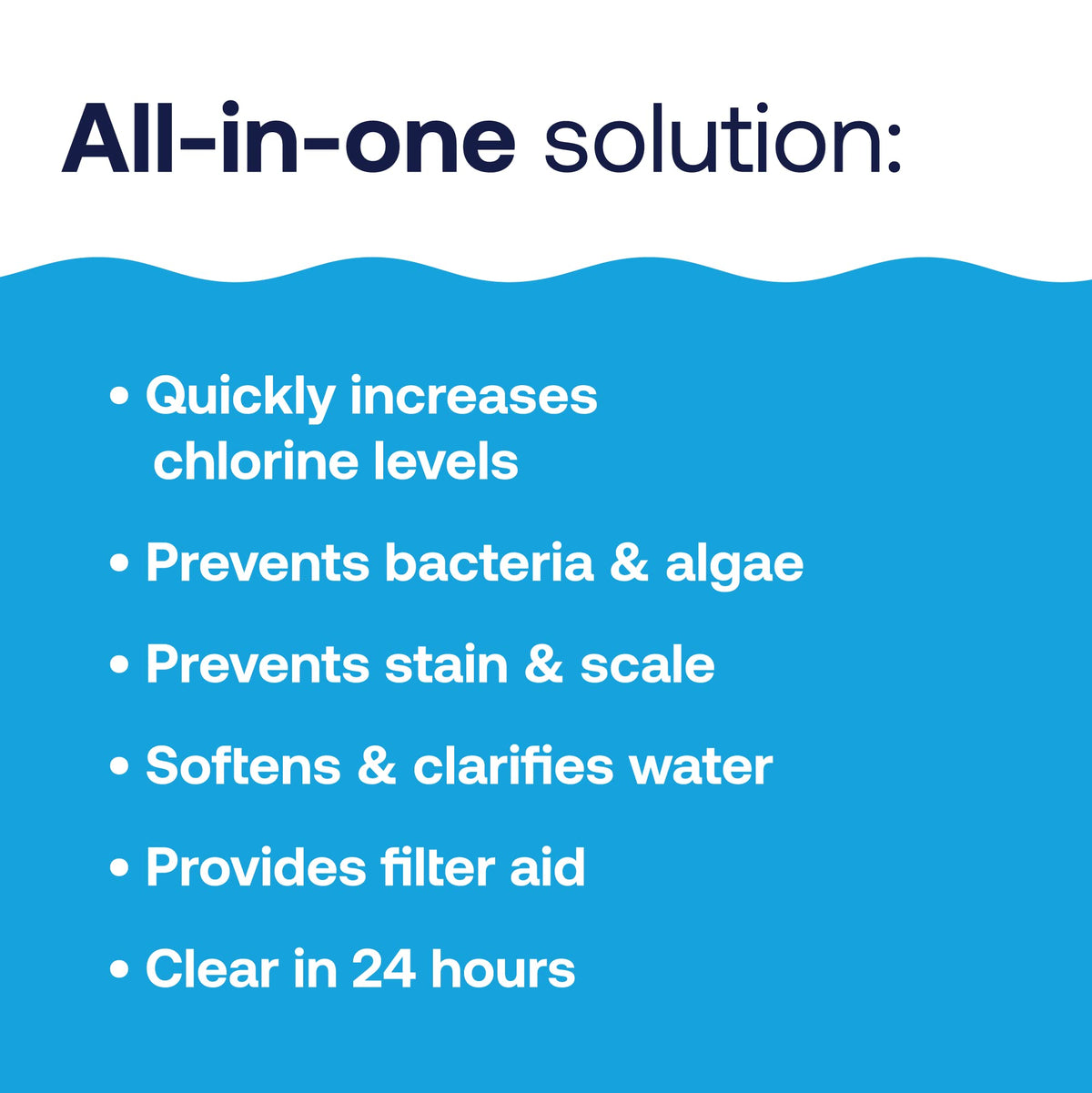 HTH 52040B Cal Hypo formula powder dissolve ensures even distribution in all pool types
