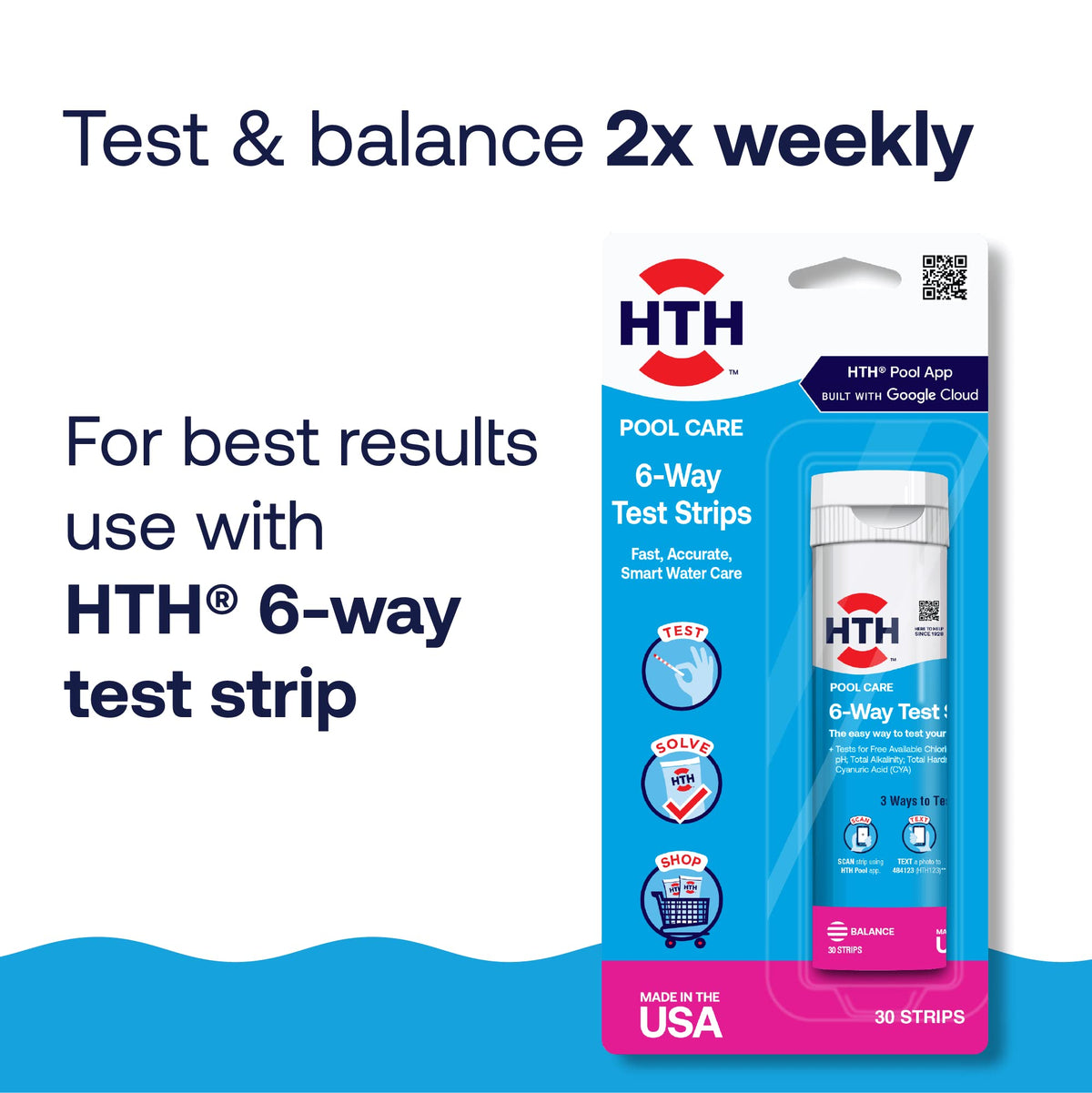 HTH 67061 stabilizer with testing guidelines for correct levels