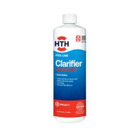 HTH 67212 Advanced Clarifier restores crystal-clear pool water.
