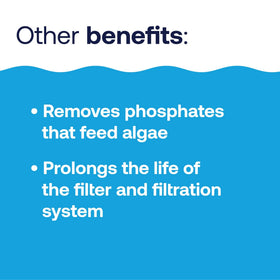 HTH Drop Out Flocculant pH-safe formula helps maintain balanced pool chemistry.