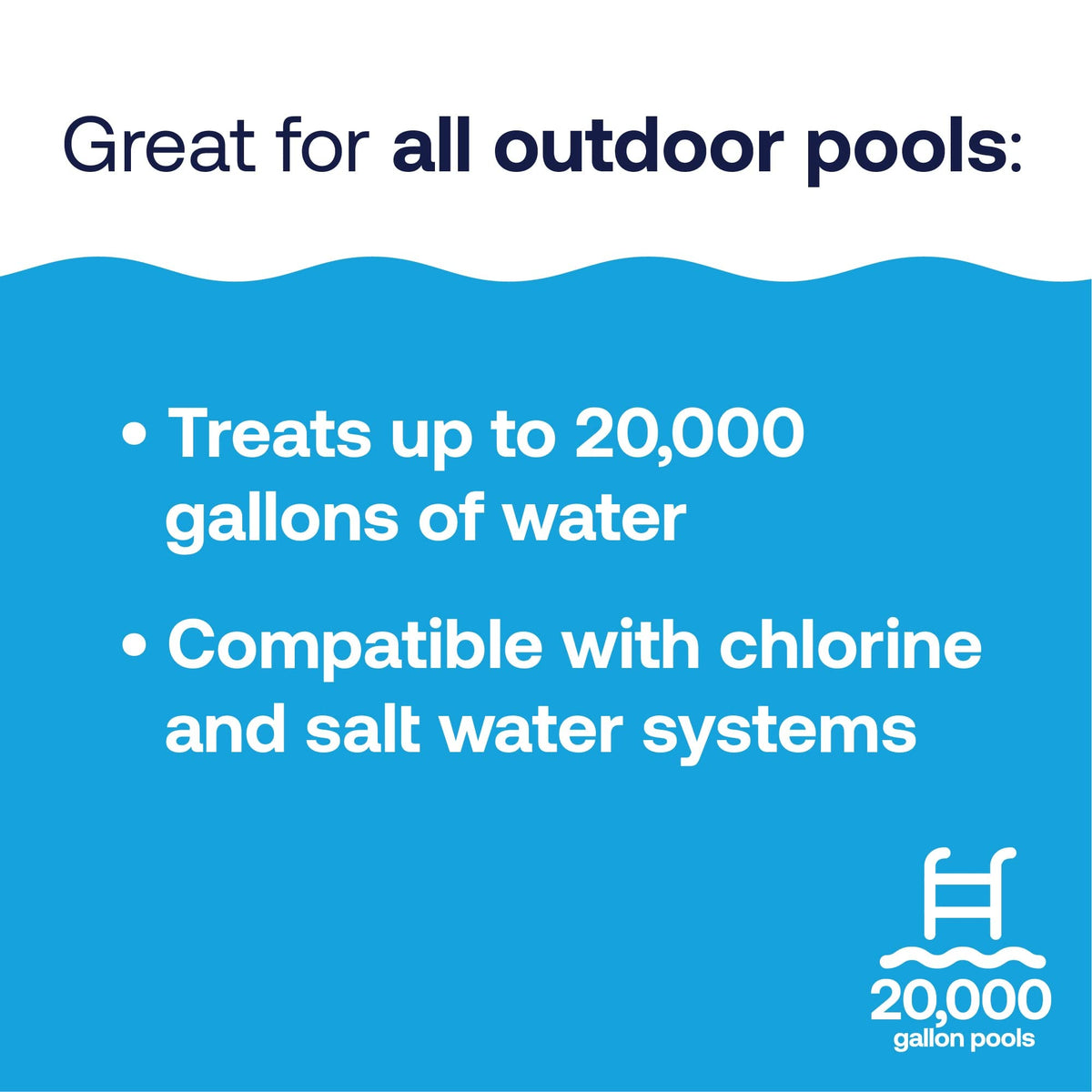HTH Metal & Stain Defense Granules protect pool metals