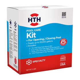HTH Pool Care Kit opening bundle for up to 20,000 gallons