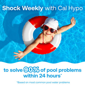 HTH Shock Advanced kills bacteria and algae to keep pool water clean.