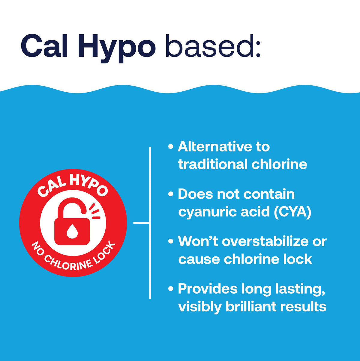 HTH Shock Advanced works with saltwater pools to maintain clarity.